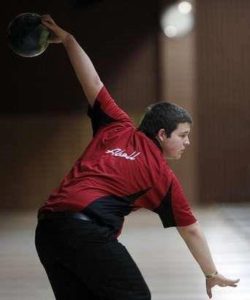 Bowling Team member Kyle Abell.