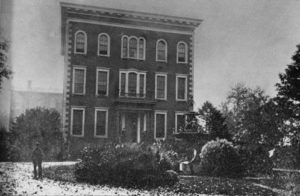 The Baxter Building served as the main building for the House of Refuge and Louisville Industrial School from 1861 to 1925. It was torn down in 1925 to make way for the Speed Art Museum. Photo provided by UofL Archives and Records Center. 