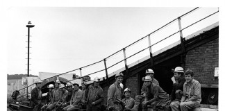 "Family of Miners, Scotland," 1982, by Milton Rogovin