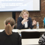 Human Rights Advocacy Program students participate in a community roundtable event.