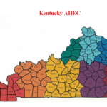 Counties served by the eight Kentucky AHEC offices