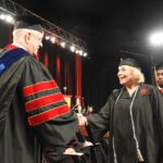 Norma Miller at December 2017 commencement