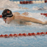 This summer, Zach Harting placed third at the Pan Pacific Championships in Tokyo.