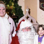 Amanda Lee and Kailyn, pictured with Santa Claus.