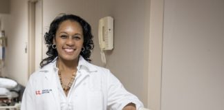 Erica Sutton, MD, a general surgeon with UofL Physicians and associate professor at the UofL School of Medicine