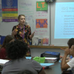 UofL has a classroom inside Westport Middle School, where education majors receive instruction from a UofL professor then taking what they’ve learned down the hall to a real middle school classroom.