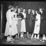 UofL cheerleaders, 1959. Photo courtesy of UofL Archives and Special Collections.