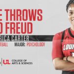 Arica Carter is pursuing a psychology degree from the College of Arts & Sciences. She wants to be a coach or a sport psychologist when she graduates.