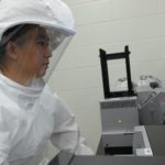 Donghoon Chung, Ph.D., in the Regional Biocontainment Lab at the University of Louisville