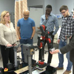 The Adaptive Robotic Nursing Assistant, developed by UofL's robotics team. The team participated in UofL's I-Corps site program.