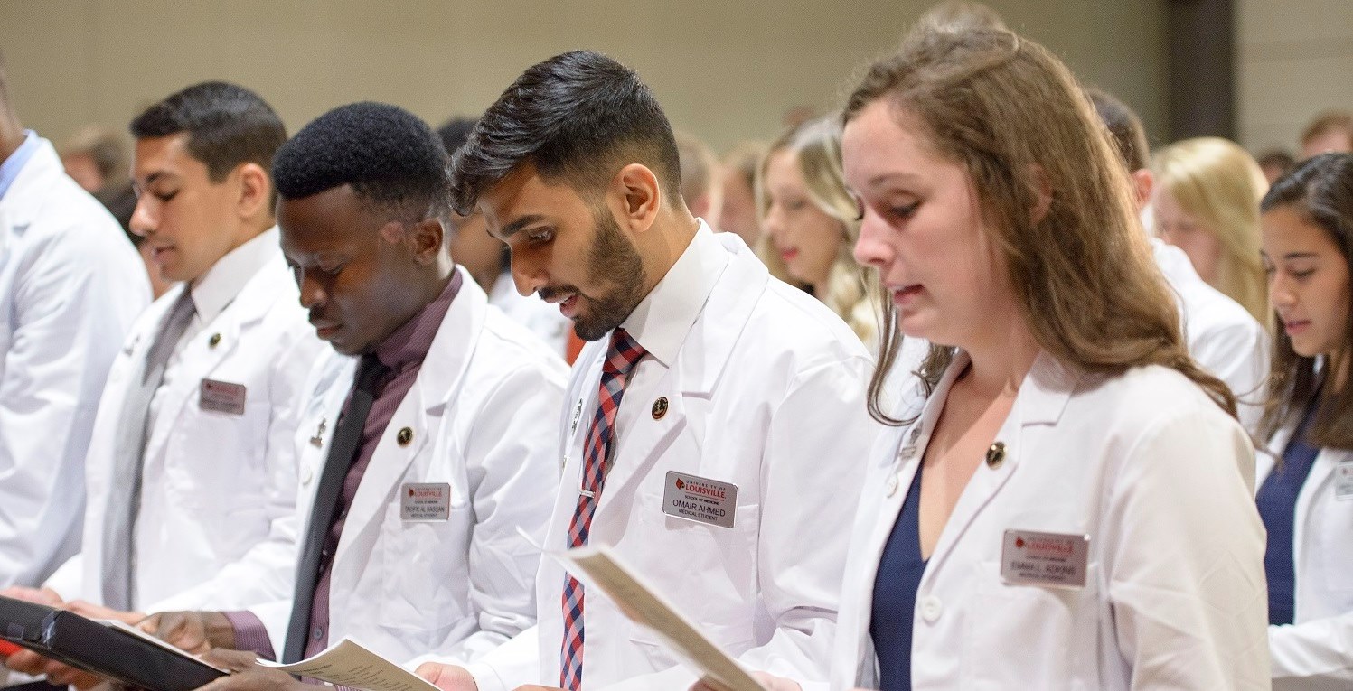 Newest UofL School of Dentistry students mark their entry into the  profession — School of Dentistry
