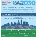 Solve Climate by 2030 event at UofL is April 7