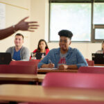 Students in class at the College of Education and Human Development