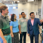 UofL’s Will Metcalf, Lihui Bai, Faisal Aqlan and Kunal Kate, who lead the new Center for Organizational Readiness towards Enterprise 4.0. 