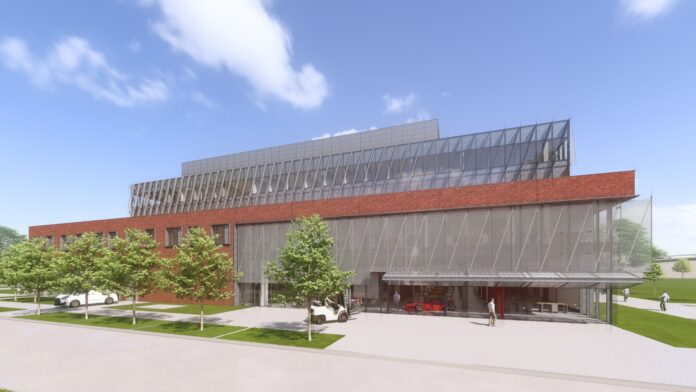 The four-story, 114,000-square-foot building will include classrooms, a makerspace, high-tech lab facilities and room for events and student engagement.