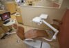 Dental chair at the UofL School of Dentistry