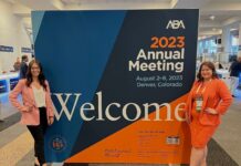 Taylor Reese and Elma Jasarevic at the ABA 2023 Annual Meeting.