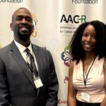 Paul Brown (left), and Andrea Ballinger, second-year UofL medical students, represented UofL at the 2024 Robert A. Winn Diversity in Clinical Trials Award Program in July. This summer, Brown and Ballinger conducted a study to help decrease health disparities in heart care.