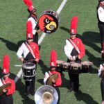 The Cardinal Marching Band at L&N Stadium on Saturday, Sept. 7. (Photo Credit: John-Michael Bassett)