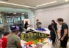 UofL students sort supplies as part of a five-day alternative service break in Chicago focused on environmental and housing justice.