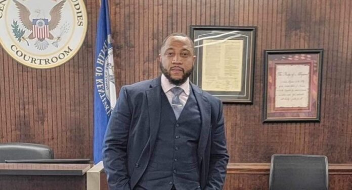 Brandon Rudolph, '19, is a practicing attorney who also teaches at Central High School. (Photo courtesy of Jefferson County Public Schools)