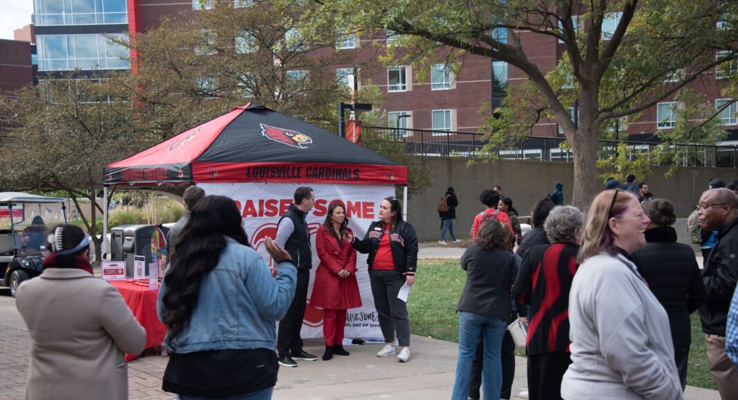 The Raise Some L 2024 Block Party at the Red Barn on Wednesday, Oct. 15. UofL photo.