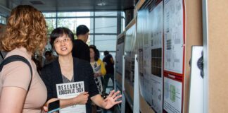 Research!Louisville 2024 featured research poster sessions for students, faculty, staff and residents. UofL photo.