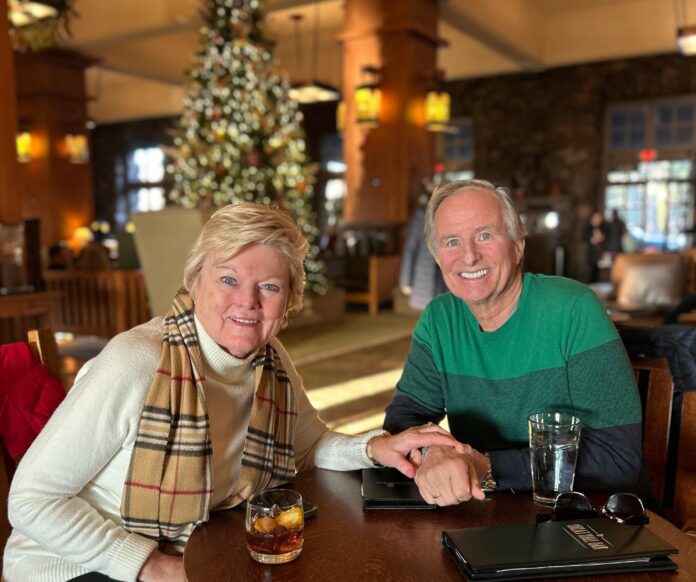 Ed Fenton, a United States Navy veteran and a master’s student in UofL’s computer science and engineering program, with his wife.